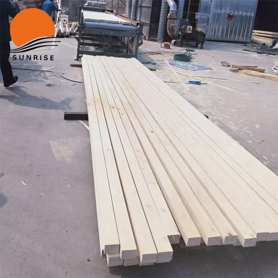 Vigas LVL Placa LVL Madeira folheada laminada LVL para construção de embalagens