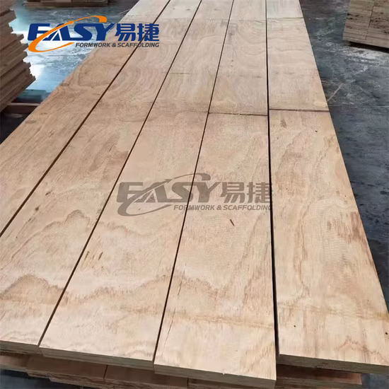 Tábuas LVL de viga laminada para andaime de madeira de pinho por atacado fácil